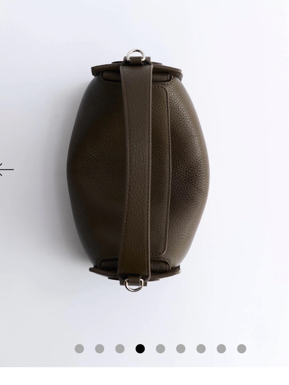 The Horse Clementine Shoulder Bag — Olive - Picture 4 of 13